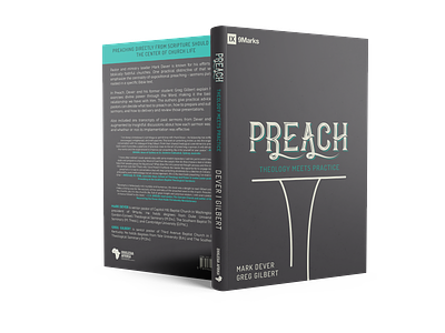 Preach Book Cover book cover christian book graphic design