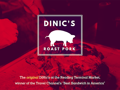 DiNic's redesign restaurant website