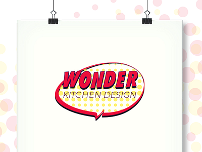 Wkd Logo branding flat graphic design logo pop art red wonder