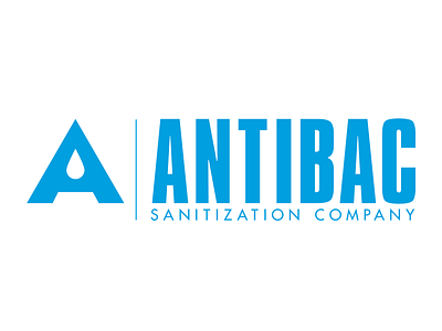 Antibac icon logo logo design typography vector wordmark