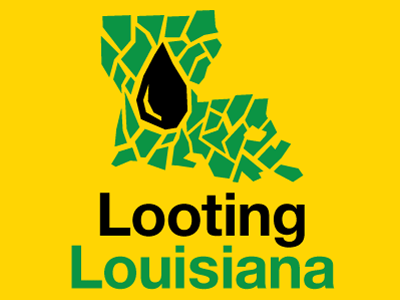 Looting Louisiana — Title Graphic / Identity