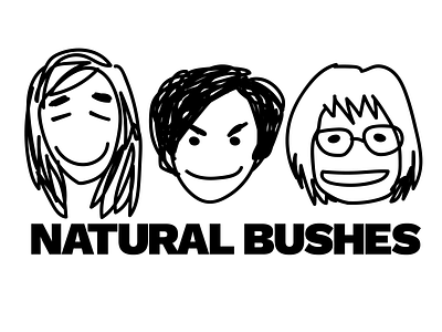 Natural Bushes illustration music punk rock and roll scribble