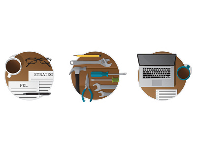 More Web Icons! desk flat icons tools