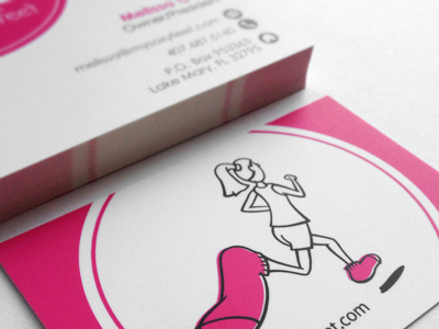 Soxy Biz Cards cards pink socks