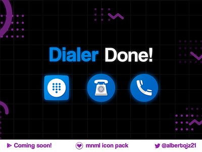 Dialer icon - mnml icon pack