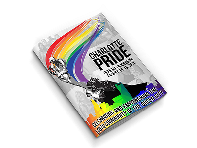 2015 Charlotte Pride Guide 704 branding brochure charlotte clt indesign layout lgbt nc pride print production