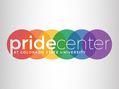 Pride Center brand branding logo mark pride rainbow resource spectrum