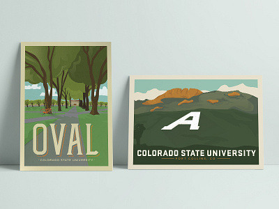 Colorado State University Postcard Series