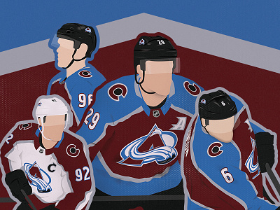 Colorado Avalanche Jersey History by Justin Cox on Dribbble