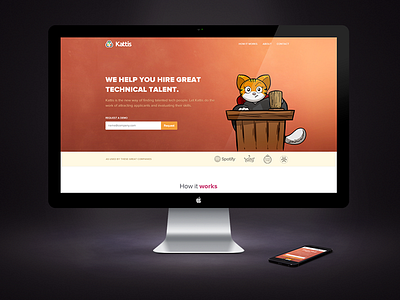 Kattis design website