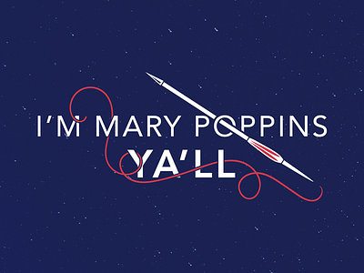 I'm Mary Poppins Ya'll doodle drawing fun guardians of the galaxy illustration mary poppins quick tablet yondu
