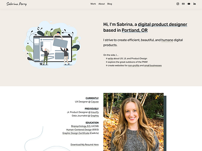 Personal Website & Portfolio Redesign