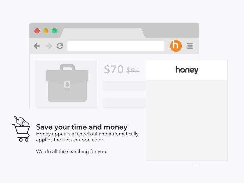 Honey - Landing Page after effects animated animated gif gif ui ux