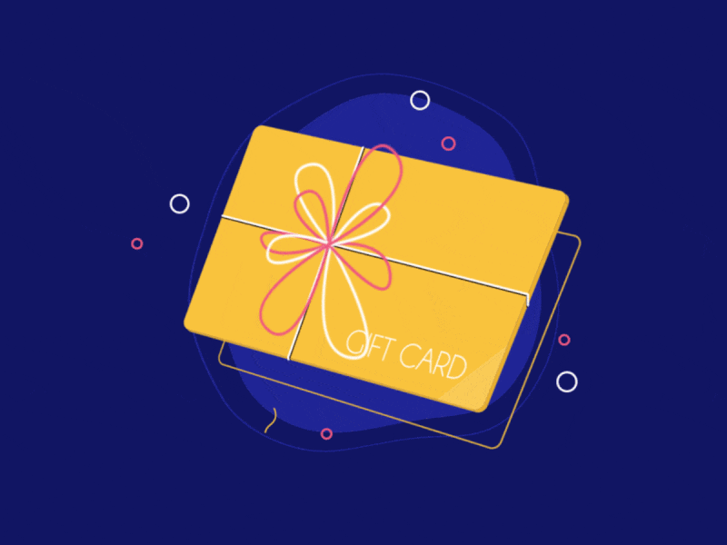 GIFT CARD @motiondesign aftereffect flat icon