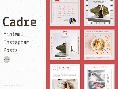 Cadre Chic Modern Instagram Stories Templates for Canva