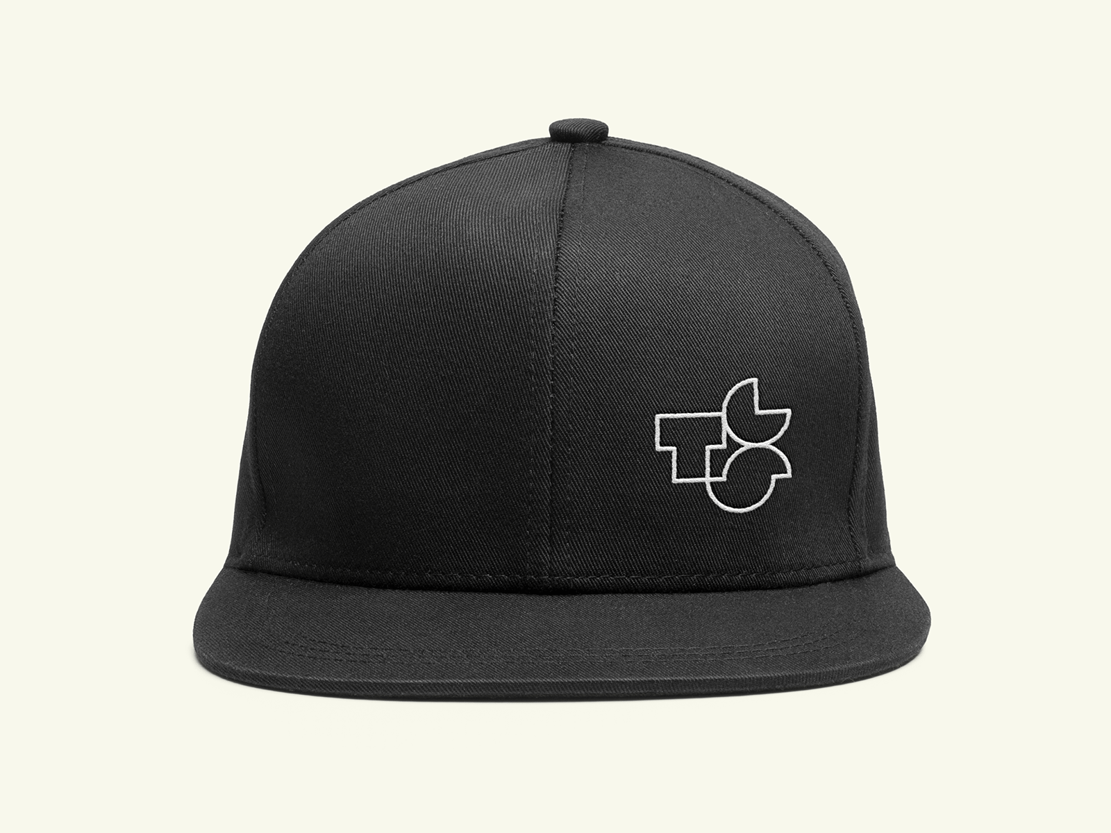 TGS typography cap apparel identity logo monogram typography vector