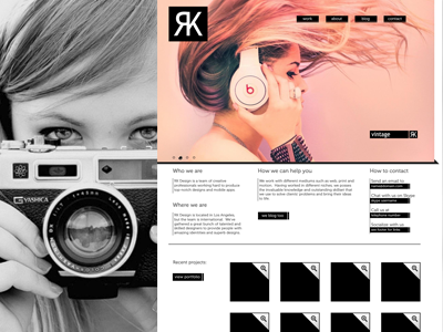 RK web design branding design identity photography ui web