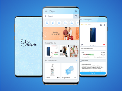 Shopie design ecommerce ui ux