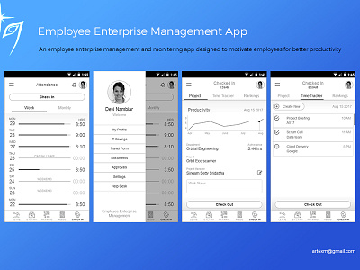 Employee Enterprise Management - design experience user ux