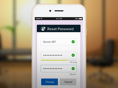 Change User Password design mobile ui user experience user interface user story ux
