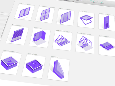 Icons Set [2] drapo heat icons illustration isometric isometrics items purple set square