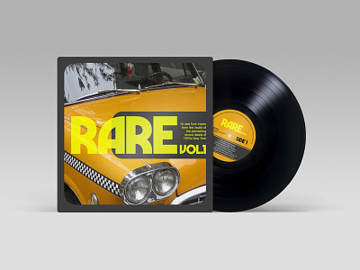 Rare Vol 1 800x600 graphic design lp photoshop vinyl