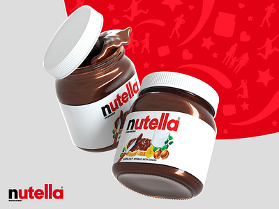 Nutella 3D Modelling 3d cinema 4d octane photoshop