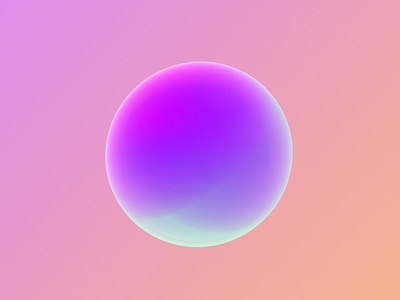 Colour experiments abstract ball gradients softbody vivid colours