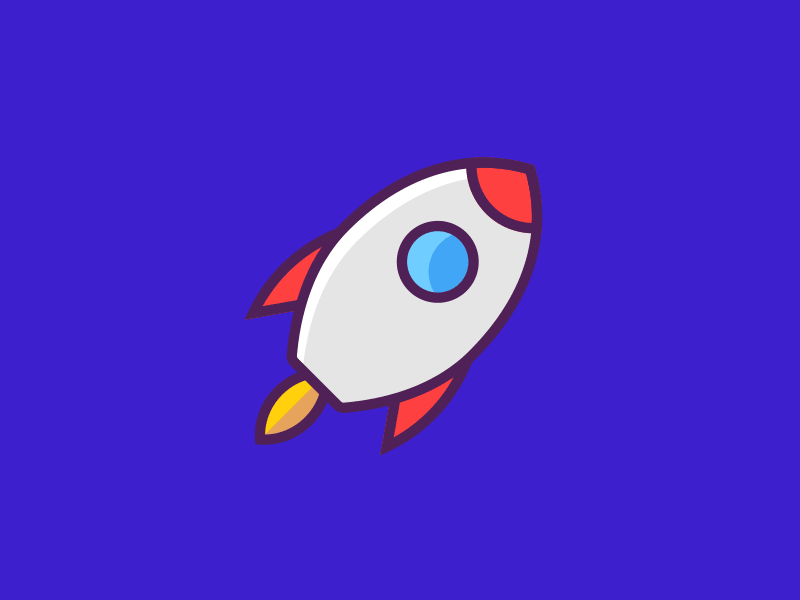 Rocket Animation animation emoji illustration rocket space