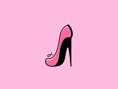 high heels best character design designs icon identity illustrator logo logos monogram pictogram type