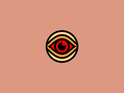 red eye character design designs eye eyes icon illustrator logo logos monogram pictogram type