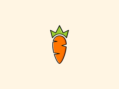 king of carrots best character design designs icon identity illustrator logo logos monogram pictogram type