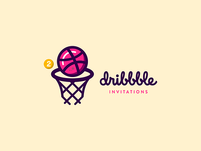 invitation dribbble flat design icon invitation invite invites logo logos