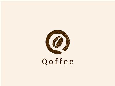 Qoffee bar bean coffee icon initial logo logogram logos monogram monoline q restaurant