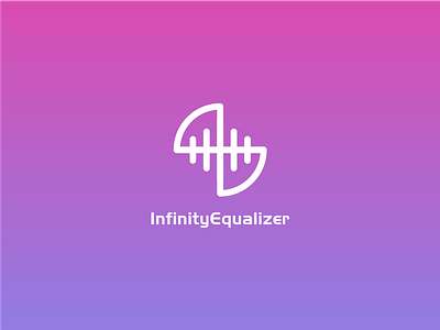 infinity + equalizer color dj equalizer icon infinity logo logos monogram monoline music tone