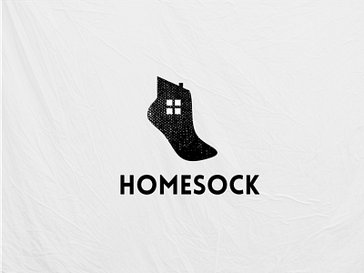 home sock foot home house icon logo logogram logos monogram monoline sock