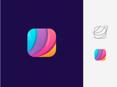 Colors icon color colors icon logo logos square