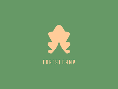forest camp camp forest icon logo logogram logos monogram negative space smart logo