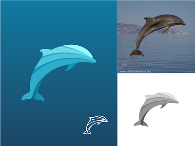 DOLPHINS animal animals dolphins icon line art logo logogram logos mascot monogram monoline