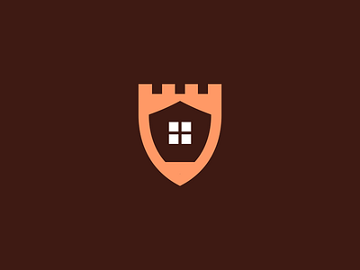 CASTLE HOME castle home house icon logo logogram logos monogram pictogram