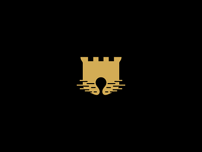 castle cat castle cat icon logo logogram logos monogram monoline negative space pictogram smart logo