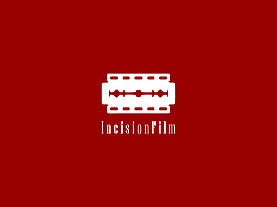 incision film art film icon incision logo logogram logos monogram pictogram razor smart logo
