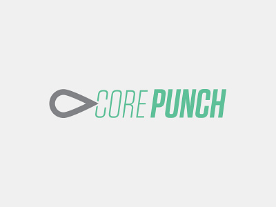 Core Punch Branding brand branding gradient illustrator lettering lines logo minimal modern print simple strokes