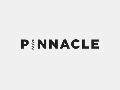 Pinnacle logo brand branding gradient illustrator lines logo minimal modern print simple strokes