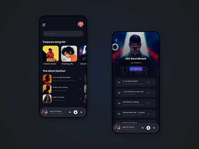 A Music App Design exercise app dayu design ios music ui