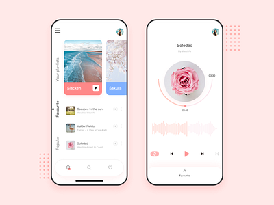 A Music App Design exercise