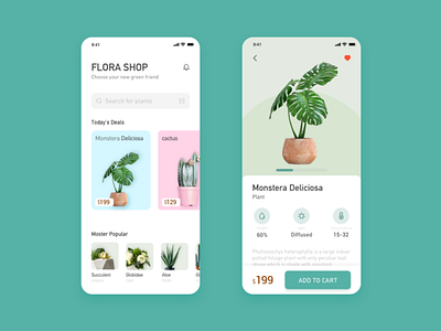 A Plant App Design exercise app dayu design ios iphone ui
