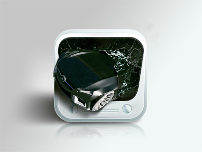 Car icon 3d benz car icon ios iphone