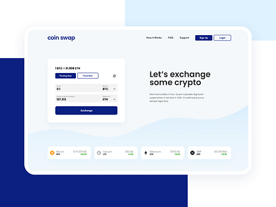 Crypto Exchange Website 02
