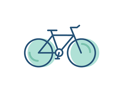 Bike Icon 2018 adobe bike branding clean graphic design icon illustration simple sketch